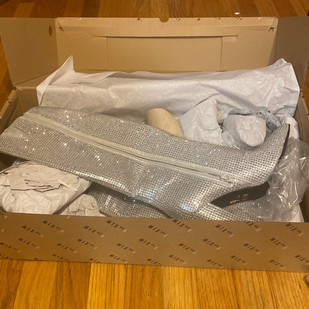 Mix No. 6 Rhinestone Boots (Perfect condition never worn)